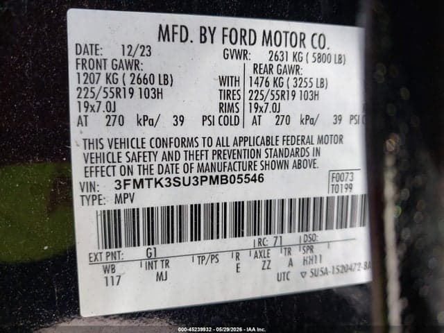 2023 FORD MUSTANG MACH-E PREMIUM 9