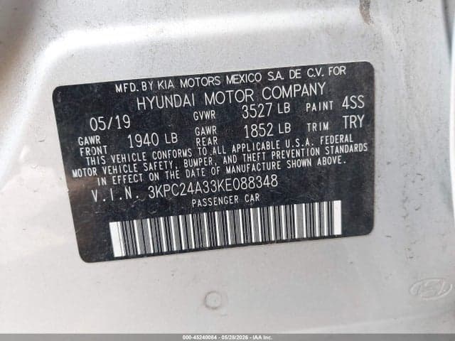 2019 HYUNDAI ACCENT SE 9