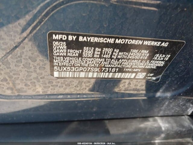 2025 BMW X3 30 XDRIVE 9