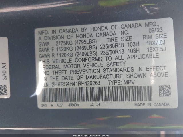 2024 HONDA CR-V EX AWD 9