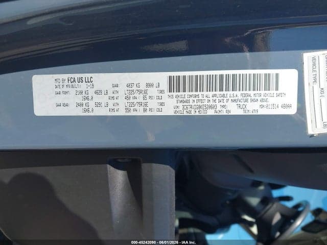 2019 RAM PROMASTER 2500 HIGH ROOF 159 WB 9