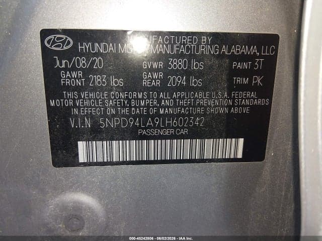 2020 HYUNDAI ELANTRA ECO 9