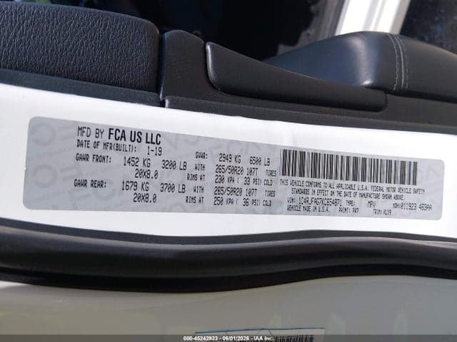 2019 JEEP GRAND CHEROKEE ALTITUDE 4X4 9