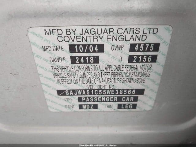 2005 JAGUAR X-TYPE 3.0 9