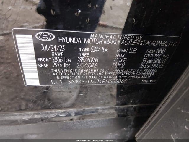 2023 HYUNDAI SANTA FE SEL 9