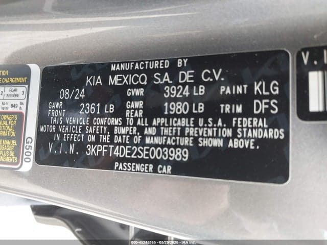 2025 KIA K4 LXS 9