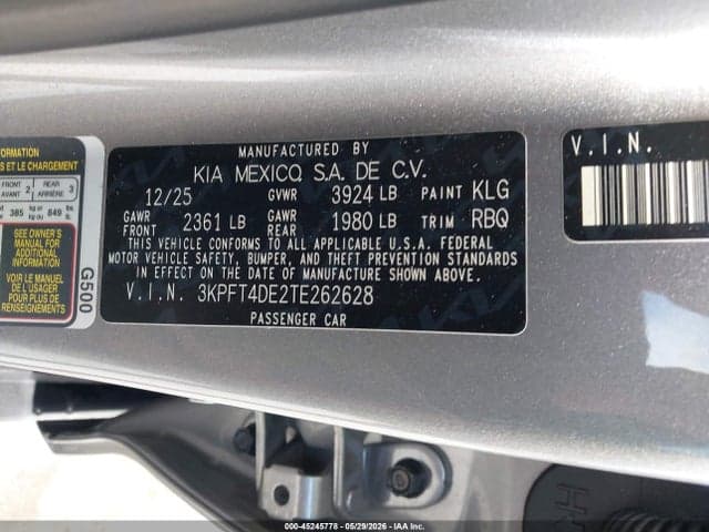 2026 KIA K4 LXS 9