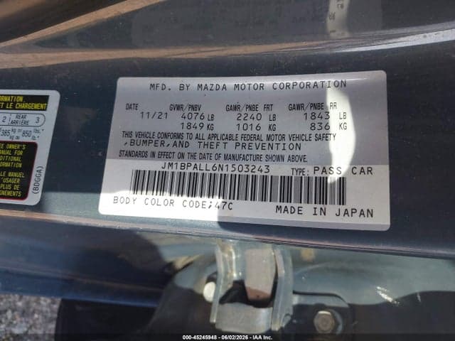 2022 MAZDA MAZDA3 CARBON EDITION 9