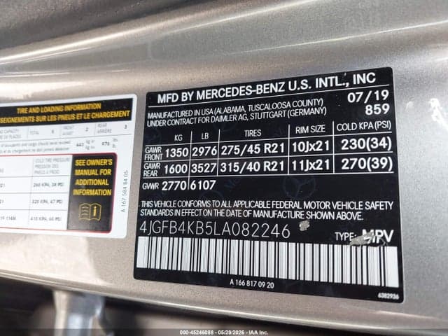 2020 MERCEDES-BENZ GLE 350 4MATIC 9