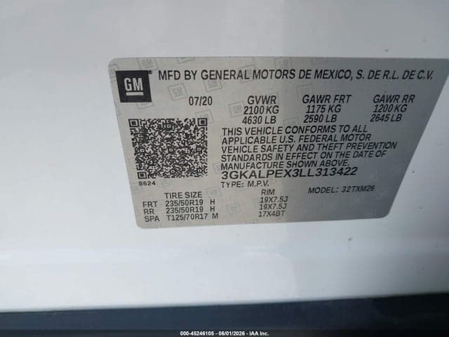 2020 GMC TERRAIN FWD SLT 9