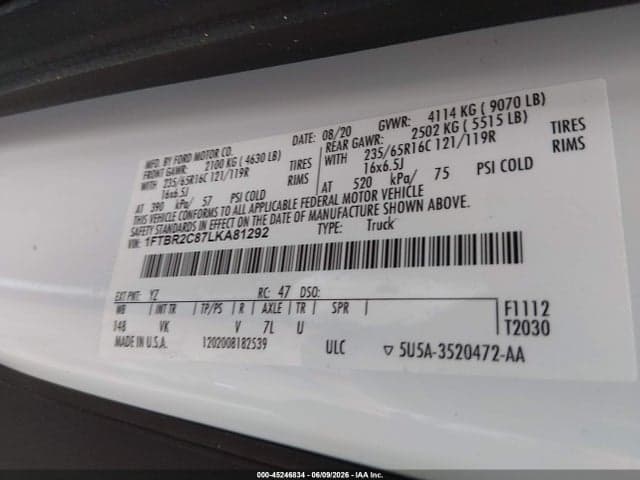 2020 FORD TRANSIT-250 9