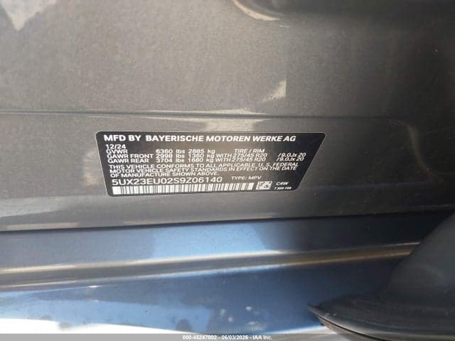 2025 BMW X5 XDRIVE40I 9