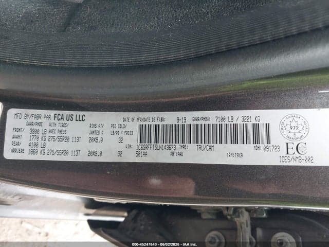 2020 RAM 1500 9