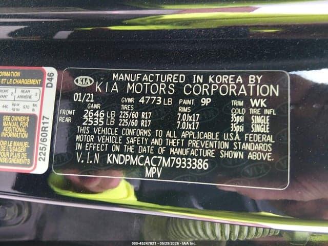 2021 KIA SPORTAGE LX 9
