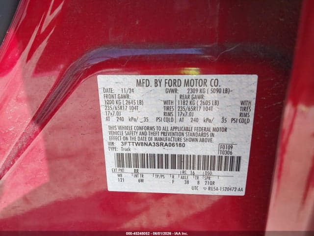2025 FORD MAVERICK TREMOR 9