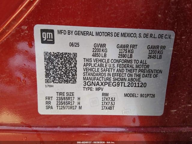 2026 CHEVROLET EQUINOX AWD LT 9