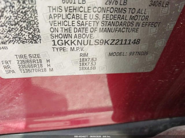 2019 GMC ACADIA SLT-1 9