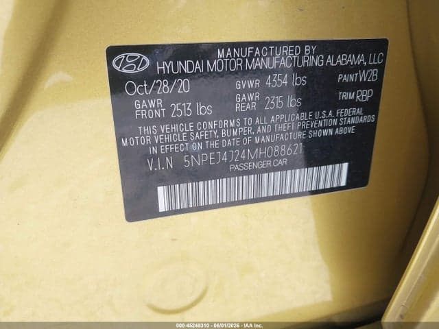 2021 HYUNDAI SONATA SEL PLUS 9