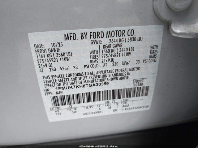 2026 FORD EXPLORER ST-LINE 9