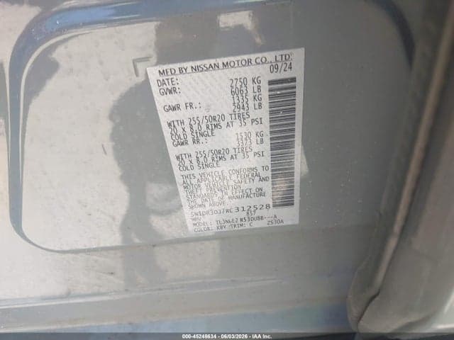2024 NISSAN PATHFINDER PLATINUM 4WD 9