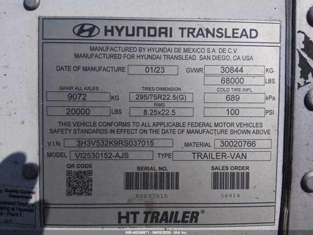 2024 HYUNDAI TRANSLEAD INC UNKNOWN 9