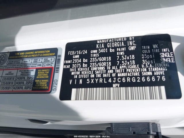 2024 KIA SORENTO S 9