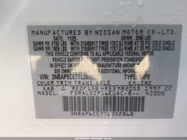 2026 NISSAN KICKS SV 9