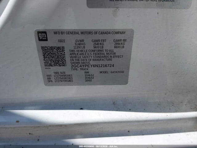 2022 CHEVROLET SILVERADO 2500HD 4WD STANDARD BED LTZ 9