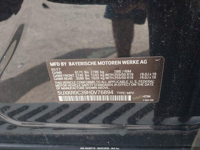 2017 BMW X5 XDRIVE35I 9