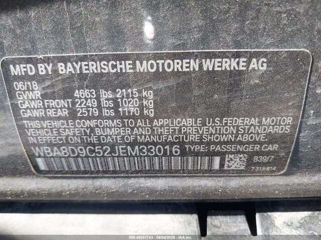 2018 BMW 330I XDRIVE 9