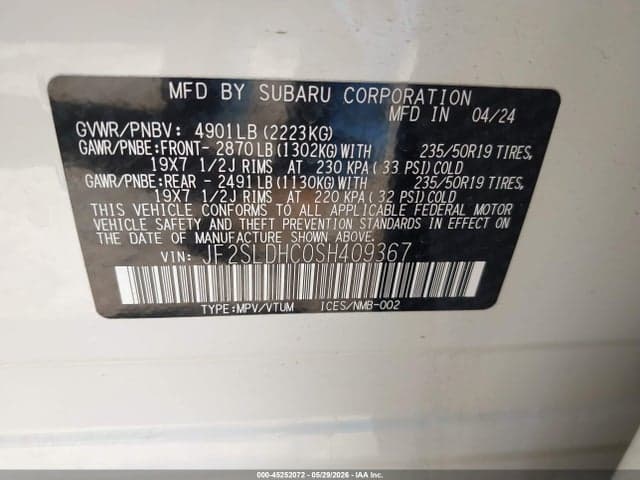 2025 SUBARU FORESTER SPORT 9