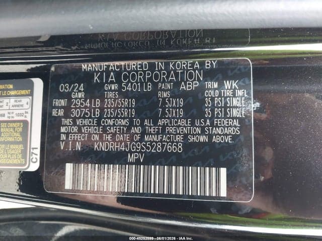 2025 KIA SORENTO HYBRID EX 9