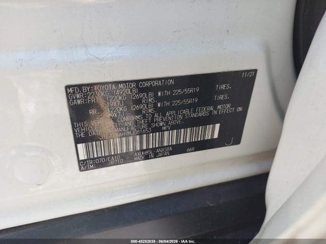 2021 TOYOTA VENZA LIMITED 9