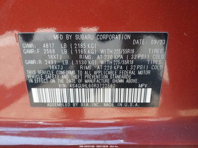 2024 SUBARU CROSSTREK LIMITED 9