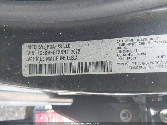 2022 RAM 1500 9
