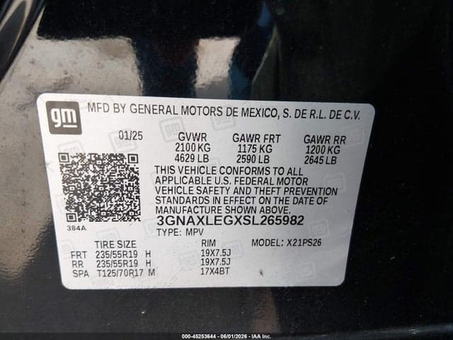 2025 CHEVROLET EQUINOX FWD RS 9