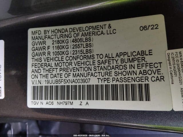 2022 ACURA TLX A-SPEC PACKAGE 9