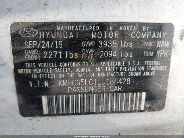 2020 HYUNDAI IONIQ HYBRID BLUE 9