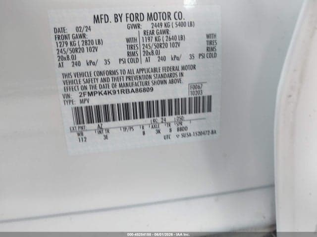 2024 FORD EDGE TITANIUM 9
