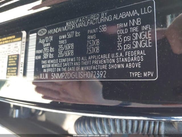 2025 HYUNDAI SANTA FE SEL 9