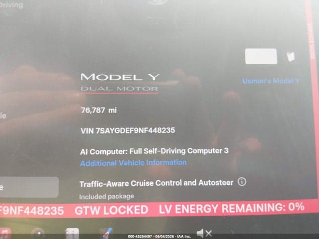 2022 TESLA MODEL Y PERFORMANCE DUAL MOTOR ALL-WHEEL DRIVE 7
