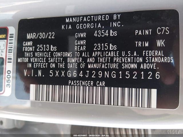 2022 KIA K5 GT-LINE 9