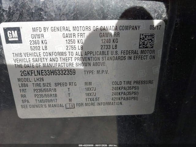 2017 GMC TERRAIN SLE-2 9
