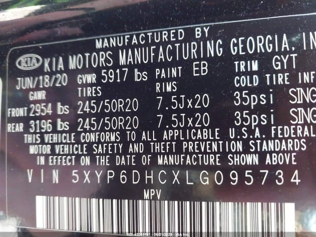 2020 KIA TELLURIDE S 9