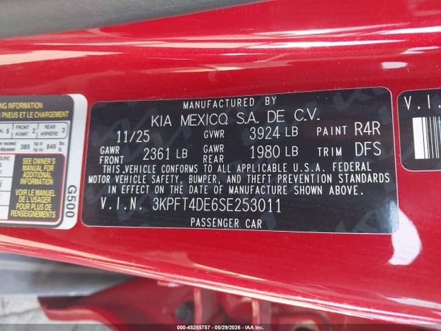 2025 KIA K4 LXS 9