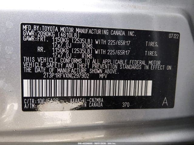 2022 TOYOTA RAV4 XLE 9