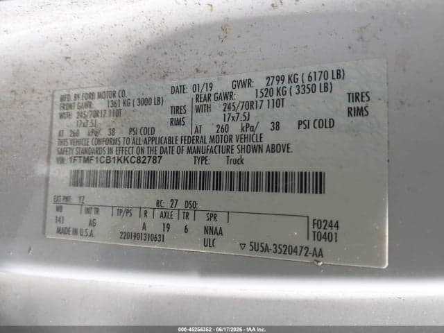 2019 FORD F-150 XL 9