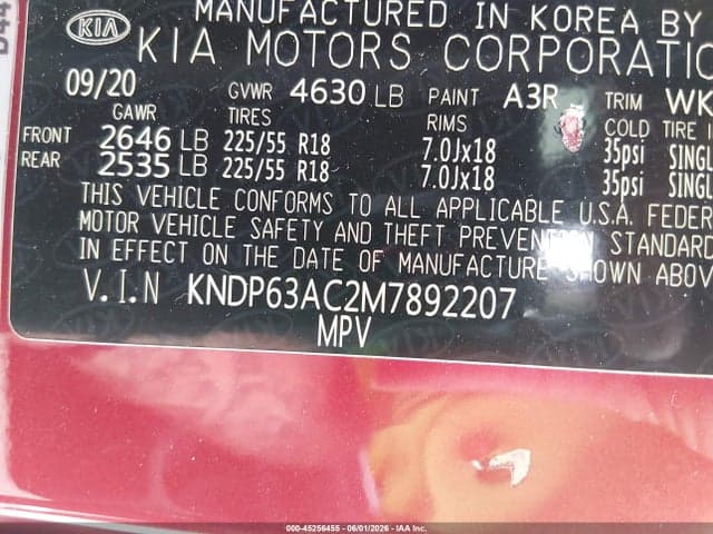 2021 KIA SPORTAGE S 9