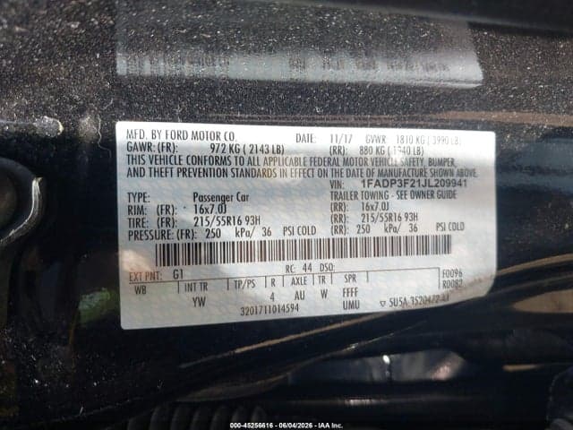 2018 FORD FOCUS SE 9