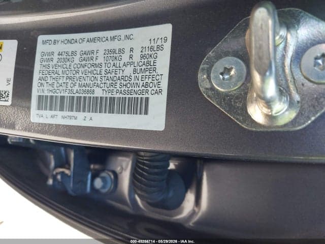 2020 HONDA ACCORD SPORT 9